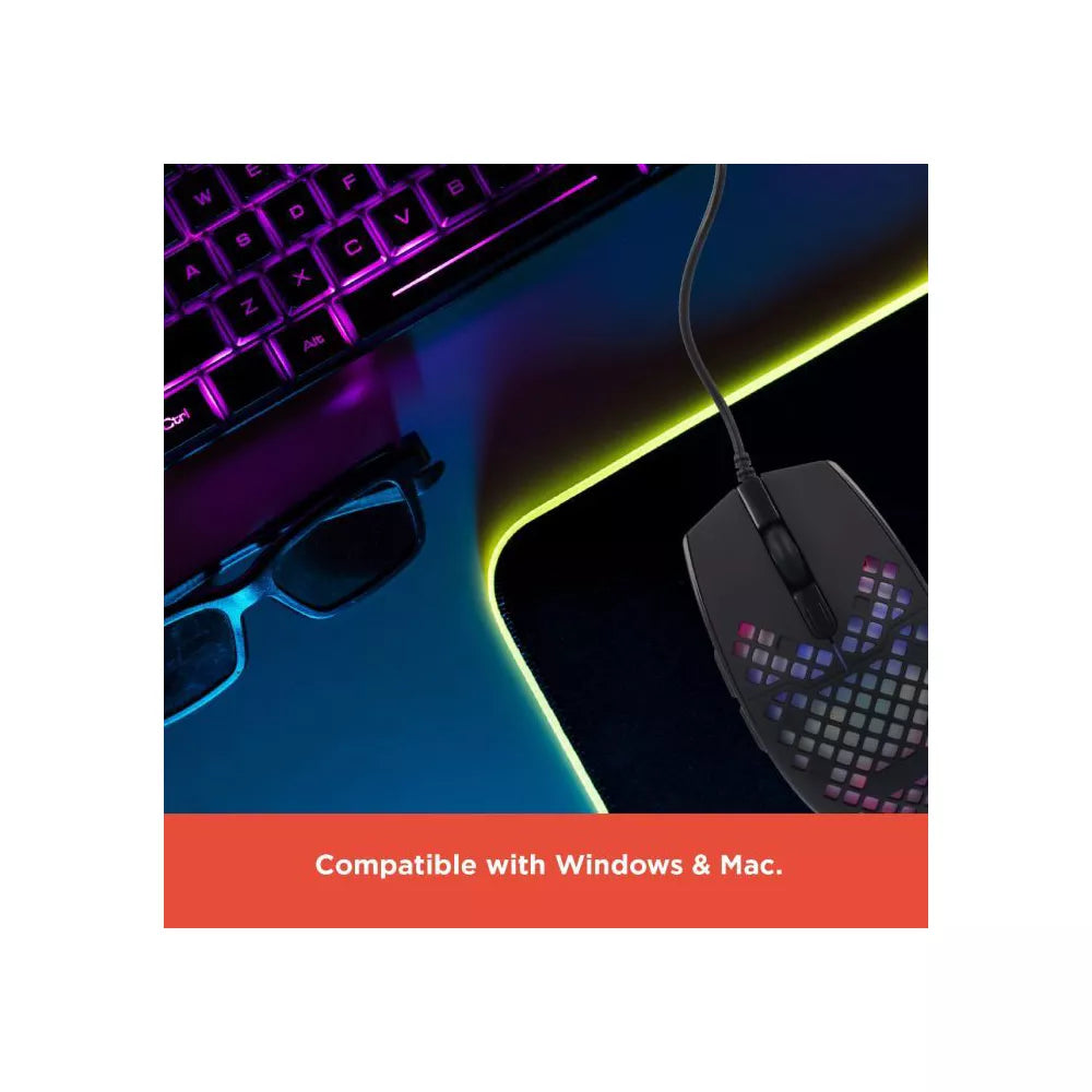 3200DPI Adjustable RGB Wired Gaming Mouse