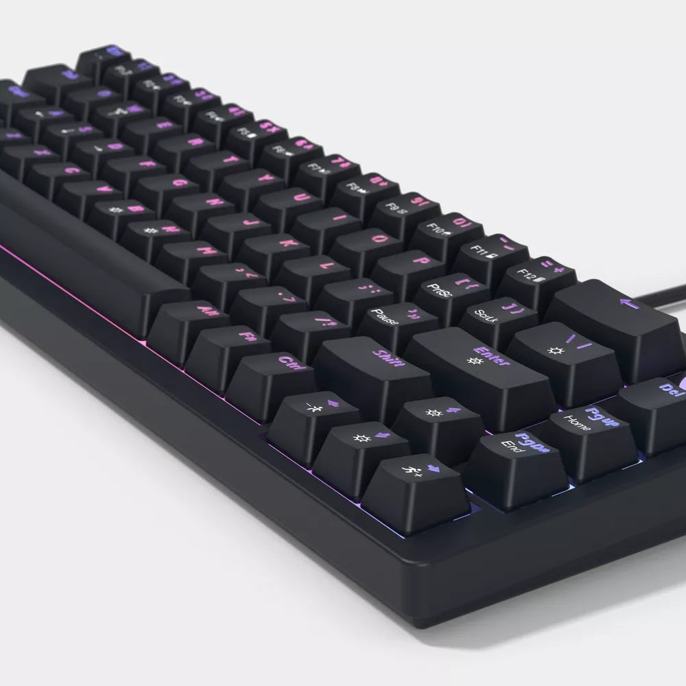 68 Keys Compact RGB Wired Mechanical Keyboard